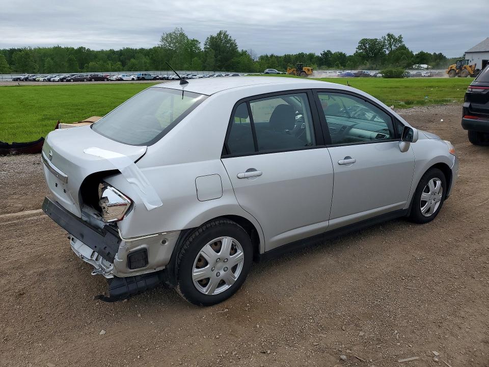 2009 Nissan Versa VIN 3N1BC11E49L398087 COPART salvage auction — REAR END, Oh - Cert Of Title-Salvage, sold $300 on 2026-07-27 (photo 3)