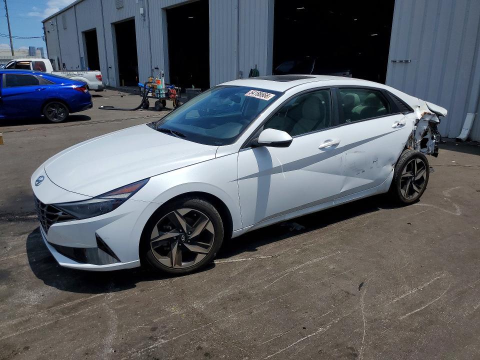 2021 Hyundai Elantra VIN 5NPLP4AG5MH000984 COPART salvage auction — REAR END, Fl - Certificate Of Destruction, sold $3,500 on 2026-07-06 (photo 1)