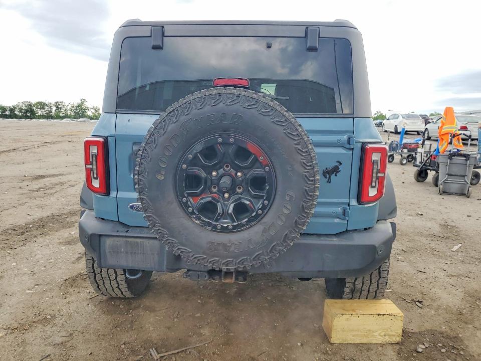 2022 Ford Bronco VIN 1FMEE5DP3NLA96008 COPART salvage auction — FRONT END, Va - Cert Of Title - Salvage, sold $17,600 on 2026-07-29 (photo 6)