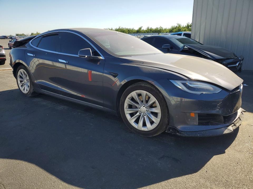 2017 Tesla Model s VIN 5YJSA1E21HF196002 COPART salvage auction — REAR END, Ca - Salvage Certificate, sold $4,800 on 2026-07-16 (photo 4)