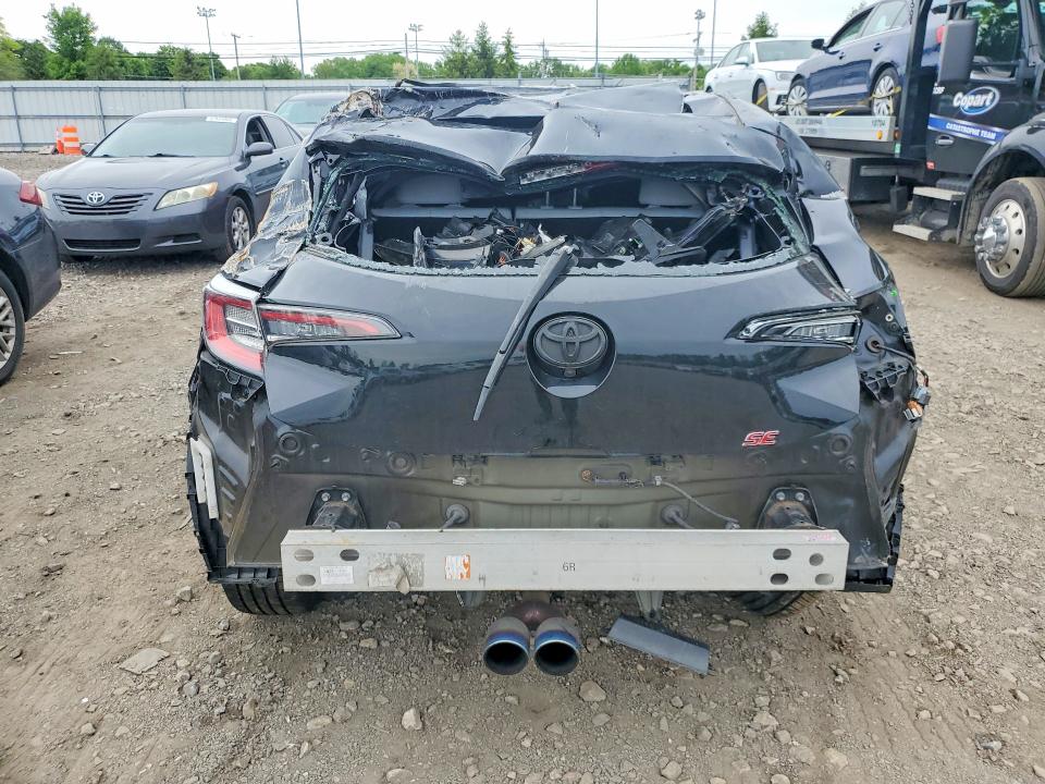 2019 Toyota Corolla VIN JTNK4RBE2K3072308 COPART salvage auction — ROLLOVER, Md - Cert Of Salvage > 75% Damage, sold $650 on 2026-07-06 (photo 6)