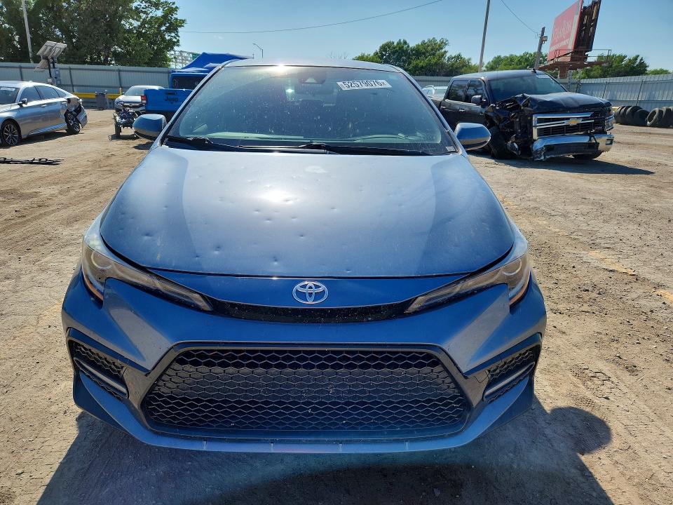 2021 Toyota Corolla VIN JTDS4MCE5MJ075031 COPART salvage auction — HAIL, Ks - Cert Of Title-Salvage, sold $5,700 on 2026-07-15 (photo 5)