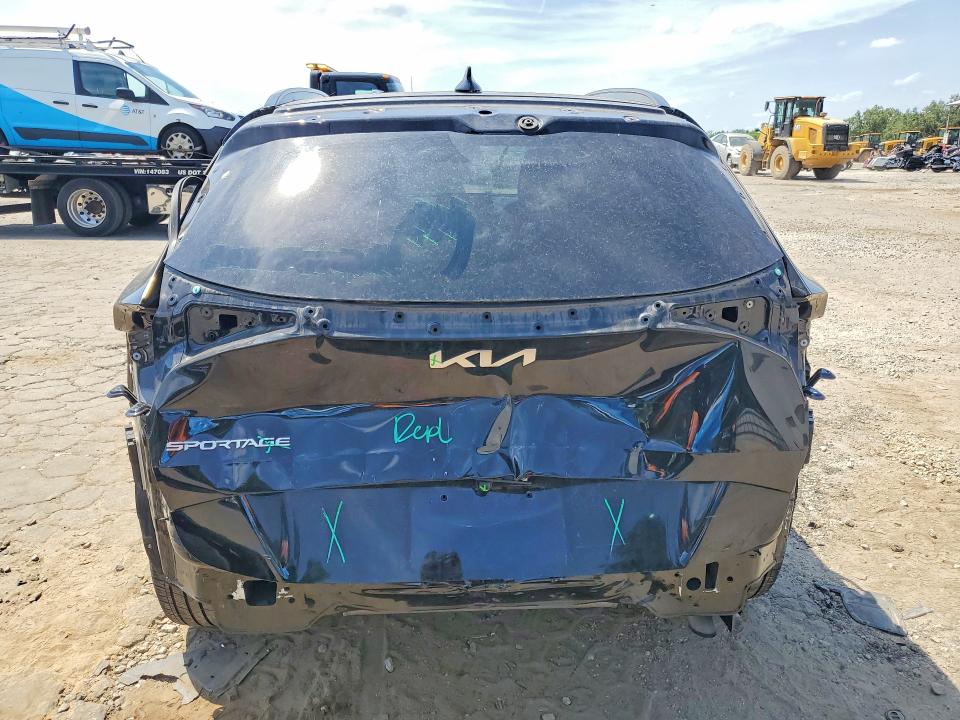 2024 Kia Sportage VIN 5XYK53DF7RG143514 COPART salvage auction — REAR END, Ga - Cert Of Title-Salvage, sold $12,100 on 2026-07-26 (photo 6)