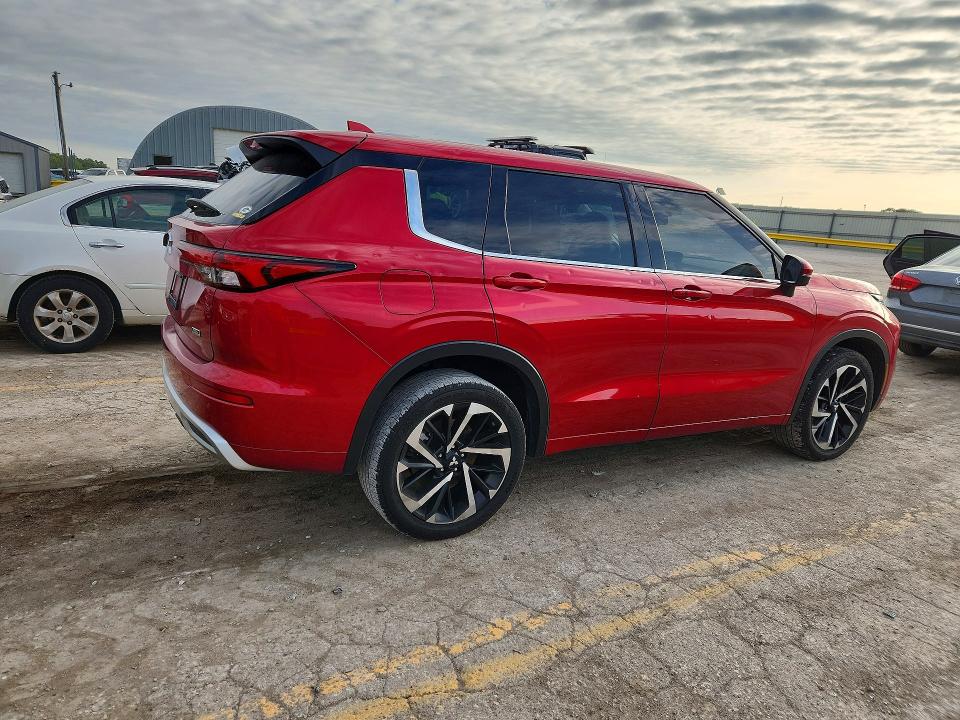 2022 Mitsubishi Outlander VIN JA4J3VA86NZ060472 COPART salvage auction — HAIL, Ks - Cert Of Title-Salvage, sold $8,600 on 2026-07-22 (photo 3)