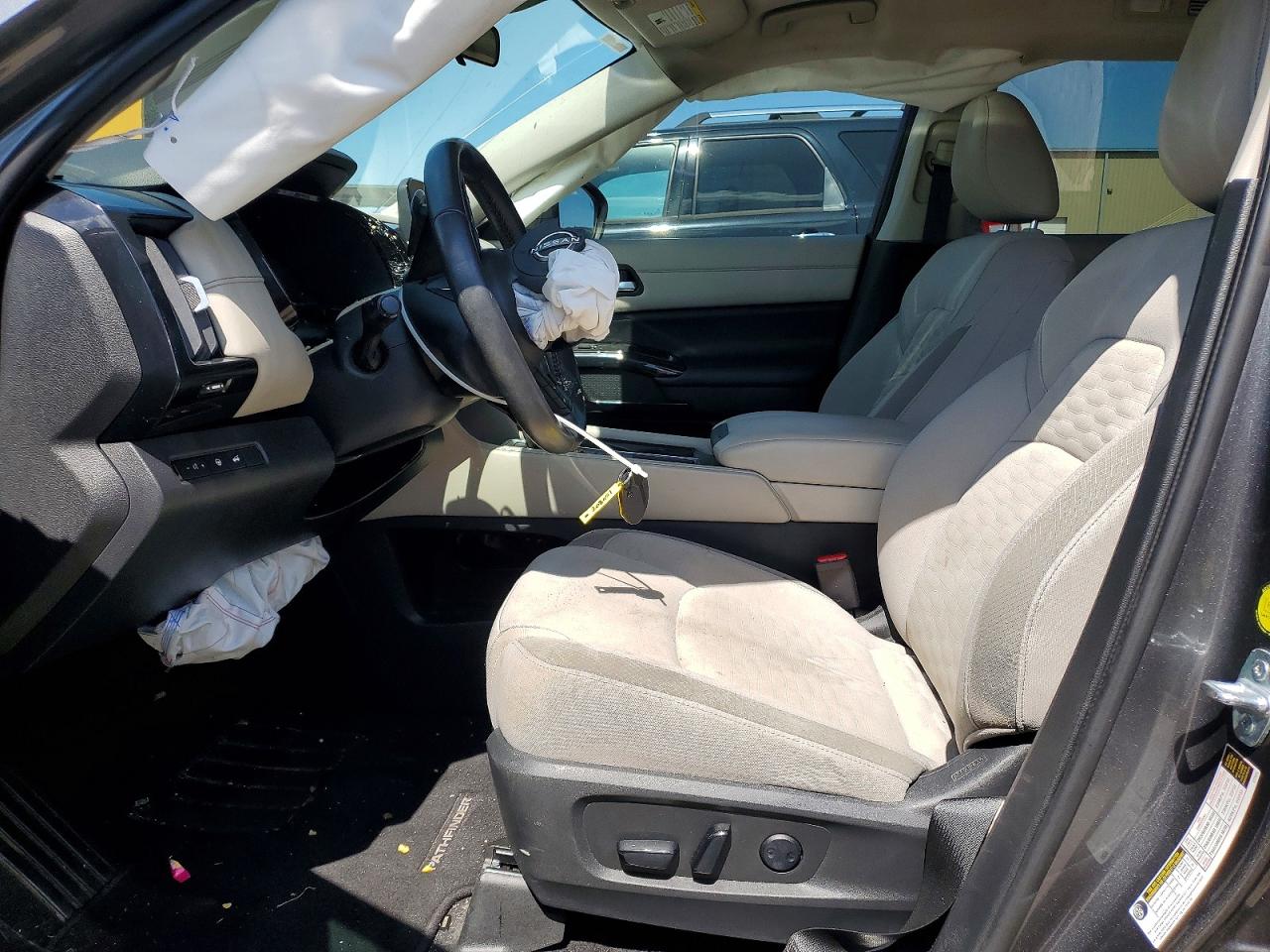2022 Nissan Pathfinder VIN 5N1DR3BB2NC208051 COPART salvage auction — Front End, TX - SALVAGE VEHICLE TITLE, sold $4,450 on 2026-06-25 (photo 7)