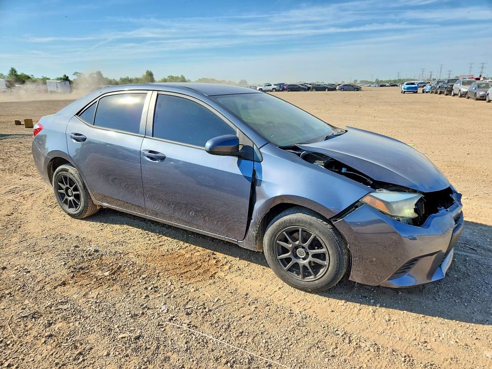 2014 Toyota Corolla VIN 5YFBURHE7EP055835 COPART salvage auction — FRONT END, Il - Salvage Certificate, sold $2,150 on 2026-07-07 (photo 4)