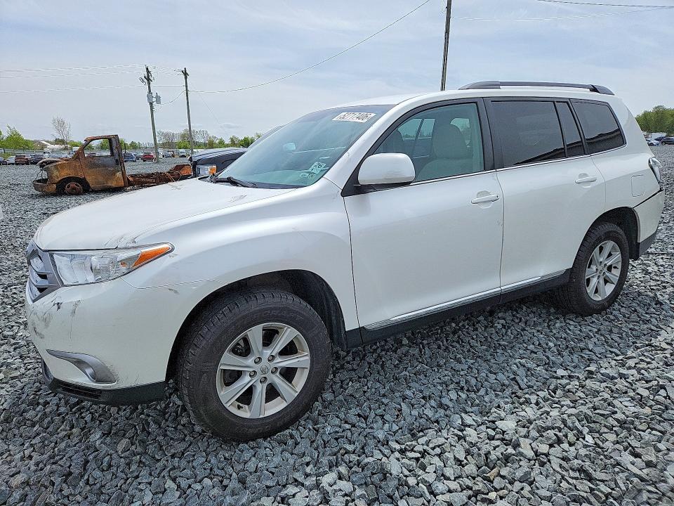 2013 Toyota Highlander VIN 5TDBK3EHXDS278345 COPART salvage auction — REAR END, MI - CERTIFICATE OF TITLE, sold $3,050 on 2026-07-06 (photo 1)