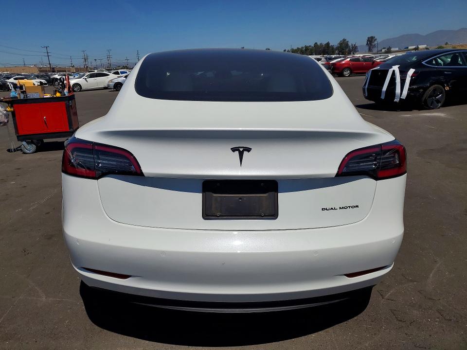 2022 Tesla Model 3 VIN 5YJ3E1EB3NF269245 COPART salvage auction — FRONT END, Ca - Salvage Certificate, sold $9,700 on 2026-07-15 (photo 6)