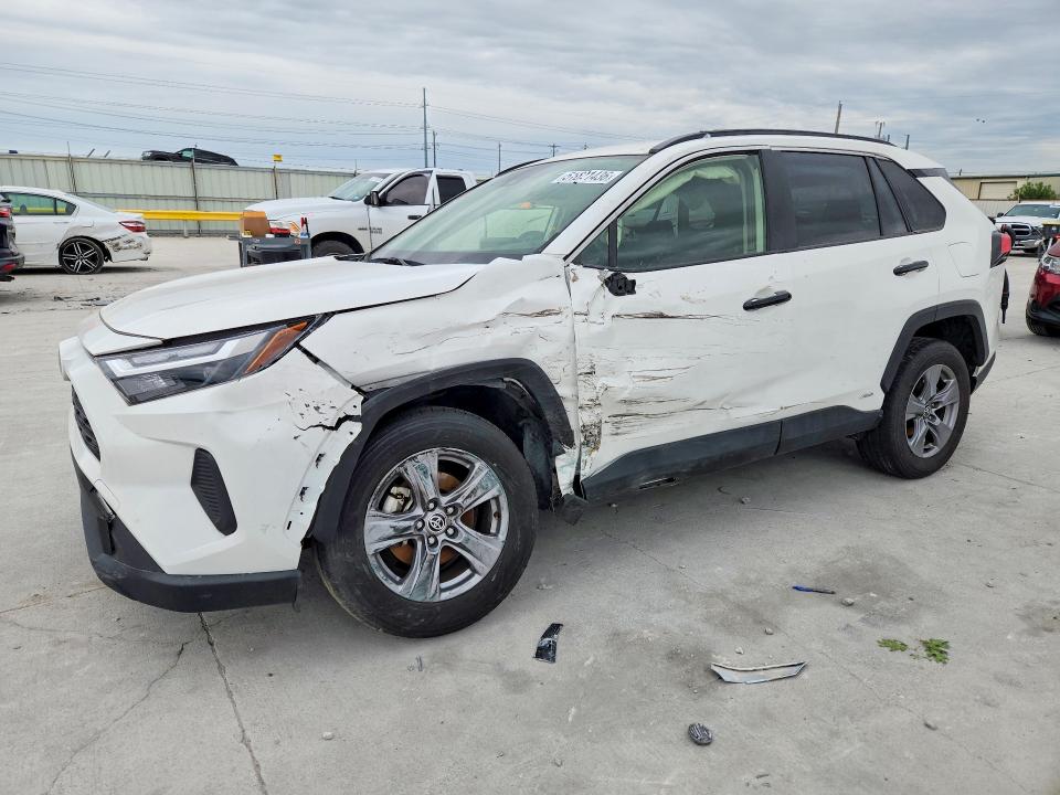 2024 Toyota Rav 4 VIN JTMLWRFV0RD239248 COPART salvage auction — FRONT END, TX - SALVAGE VEHICLE TITLE (P), sold $12,400 on 2026-07-02 (photo 1)