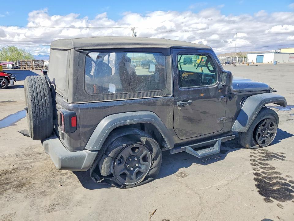 2023 Jeep Wrangler / VIN 1C4GJXAN3PW671314 COPART salvage auction — FRONT END, TX - SALVAGE VEHICLE TITLE, sold $6,300 on 2026-07-24 (photo 3)
