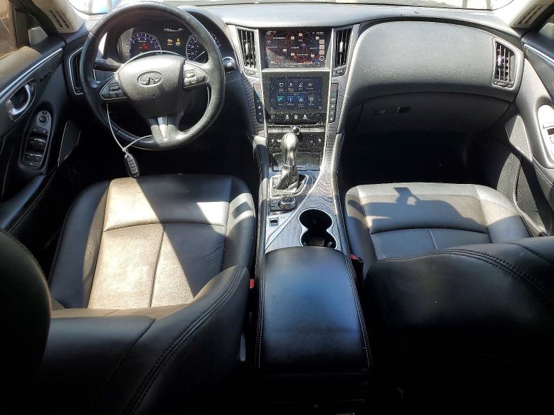 2017 Infiniti Q50 VIN JN1EV7AR6HM833452 COPART salvage auction — SIDE, Md - Cert Of Salvage > 75% Damage, sold $3,000 on 2026-07-20 (photo 8)