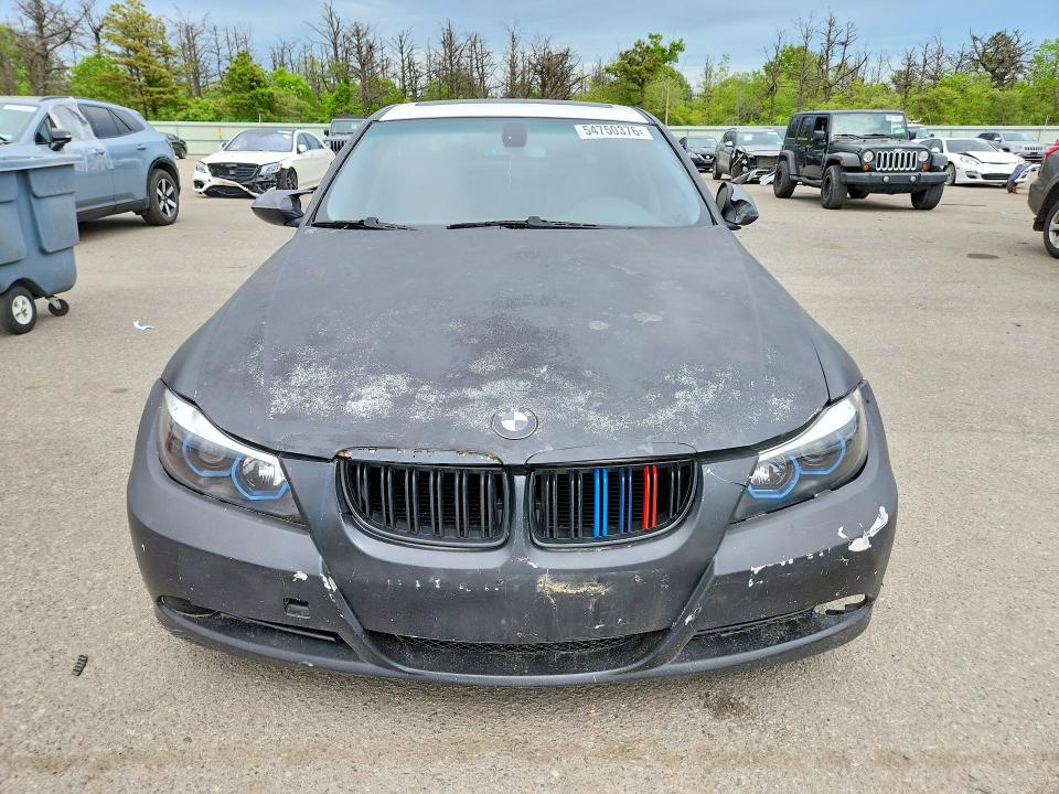 2008 BMW 3er VIN WBAVA37588NL44693 COPART salvage auction — REAR END, Wv - Salvage Certificate, sold $80 on 2026-07-08 (photo 5)