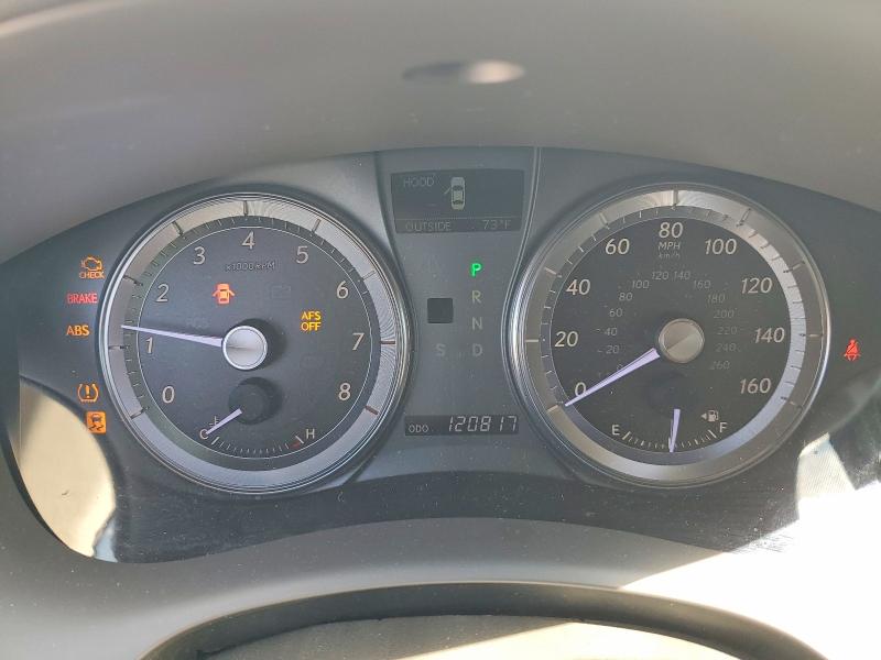 2010 Lexus ES VIN JTHBK1EG6A2400728 COPART salvage auction — FRONT END, Al - Cert Of Title-Salvage Title, sold $1,100 on 2026-07-13 (photo 9)