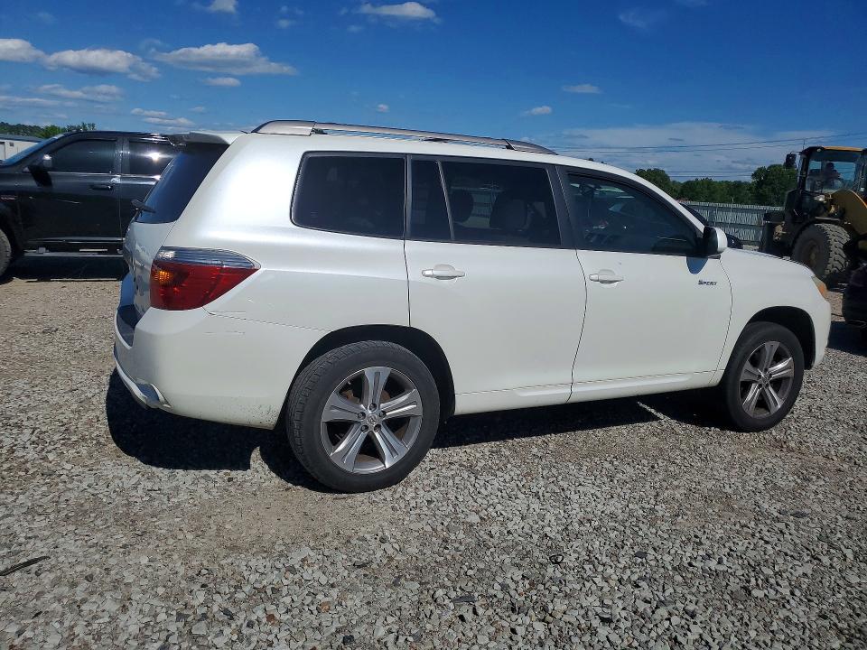2008 Toyota Highlander VIN JTEDS43A182057262 COPART salvage auction — BURN, Ar - Cert Of Title-Salvage, sold $900 on 2026-07-08 (photo 3)