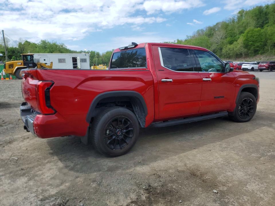 2022 Toyota Tundra VIN 5TFJA5DB1NX005457 COPART salvage auction — FRONT END, Il - Junking Cert Of A Vehicle, sold $21,800 on 2026-07-02 (photo 3)