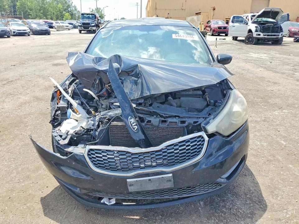 2014 Kia Forte VIN KNAFK4A68E5191947 COPART salvage auction — FRONT END, Sc - Cert Of Title-Salvage, sold $500 on 2026-07-17 (photo 5)