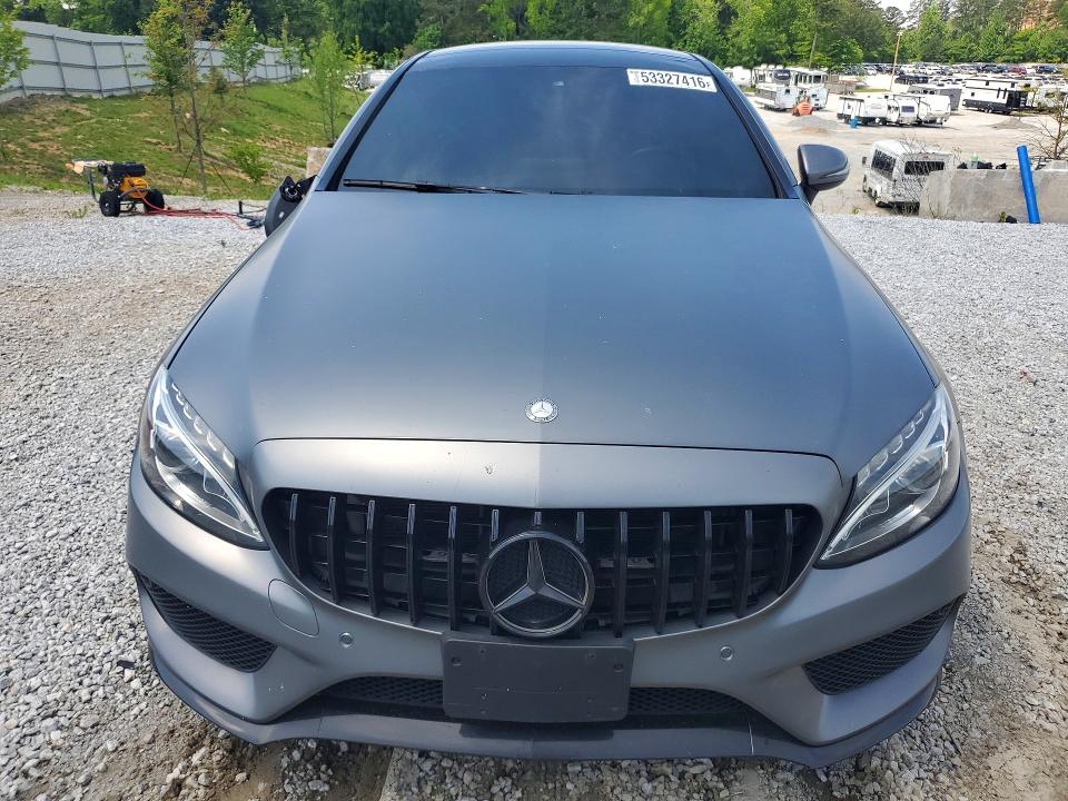 2017 Mercedes-benz C-klasse VIN WDDWJ4JBXHF342360 COPART salvage auction — SIDE, Ga - Cert Of Title-Salvage, sold $7,600 on 2026-08-03 (photo 5)