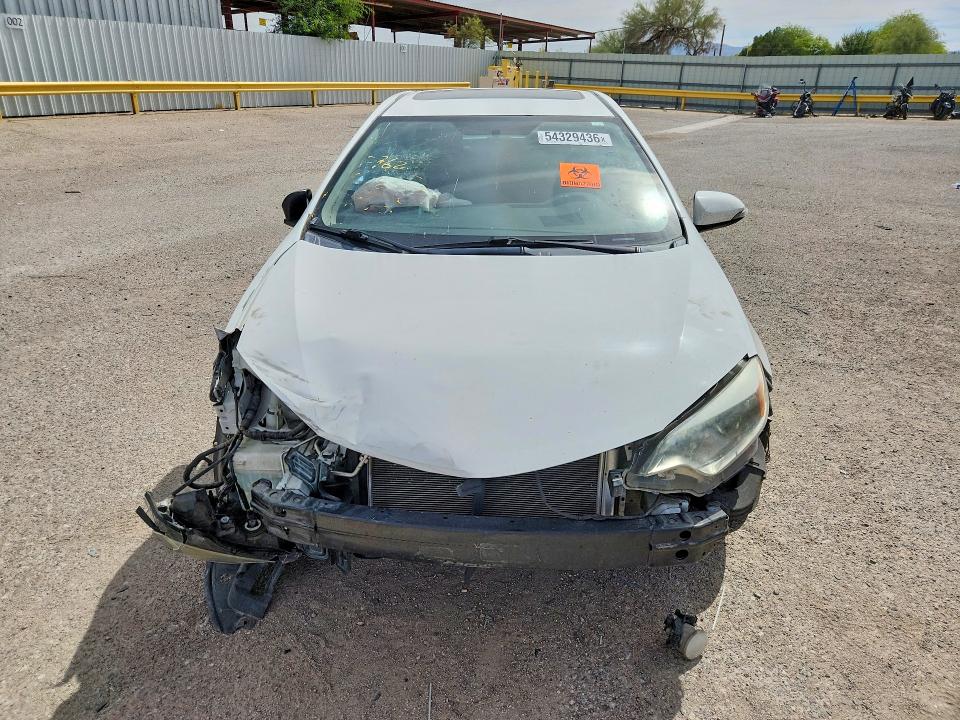 2014 Toyota Corolla VIN 5YFBURHE0EP114420 COPART salvage auction — FRONT END, Az - Cert Of Title - Salvage, sold $2,850 on 2026-07-06 (photo 5)