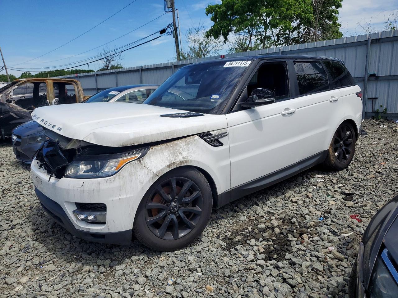 2016 Land Rover Range Rover Sport VIN SALWR2KF9GA568192 — COPART salvage auction photo