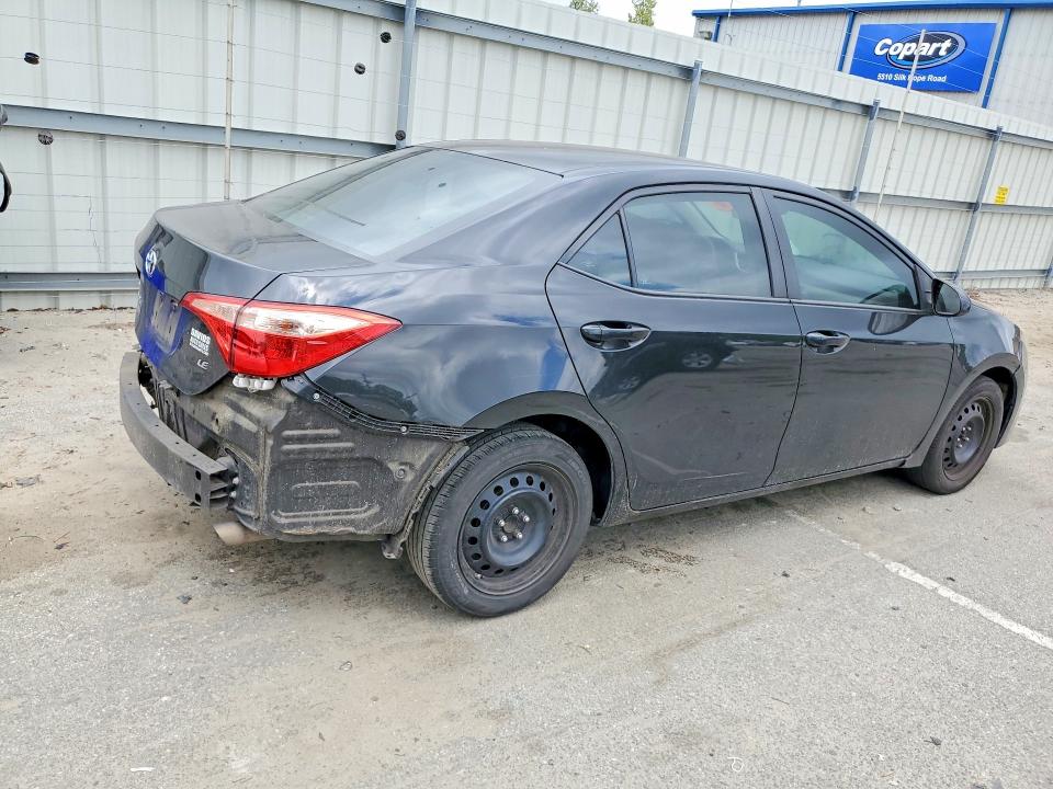 2018 Toyota Corolla VIN 5YFBURHE4JP833809 COPART salvage auction — REAR END, Ga - Cert Of Title-Salvage, sold $3,050 on 2026-07-23 (photo 3)