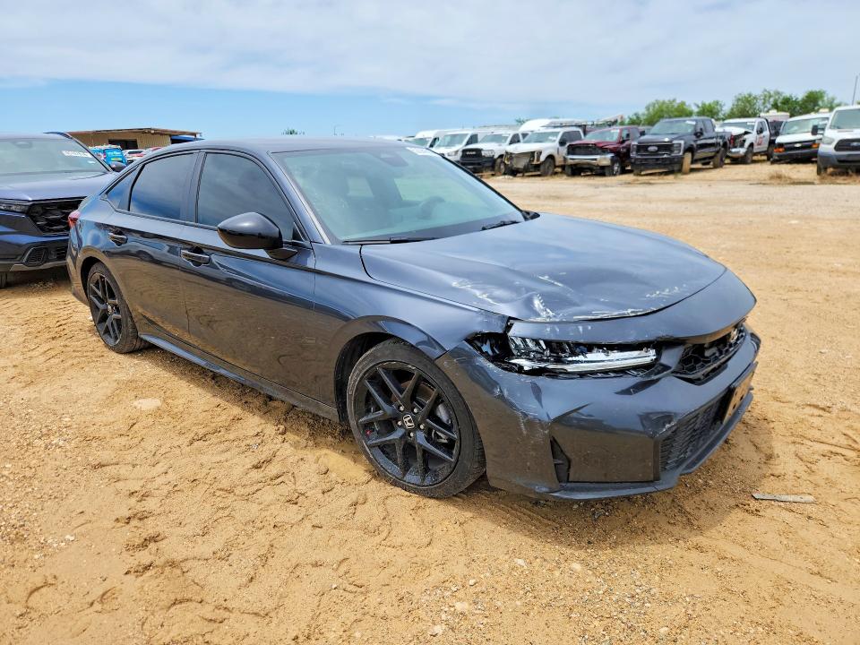 2025 Honda VIN 2HGFE2F56SH581949 COPART salvage auction — REAR END, Tx - Salvage Vehicle Title, sold $7,800 on 2026-07-09 (photo 4)