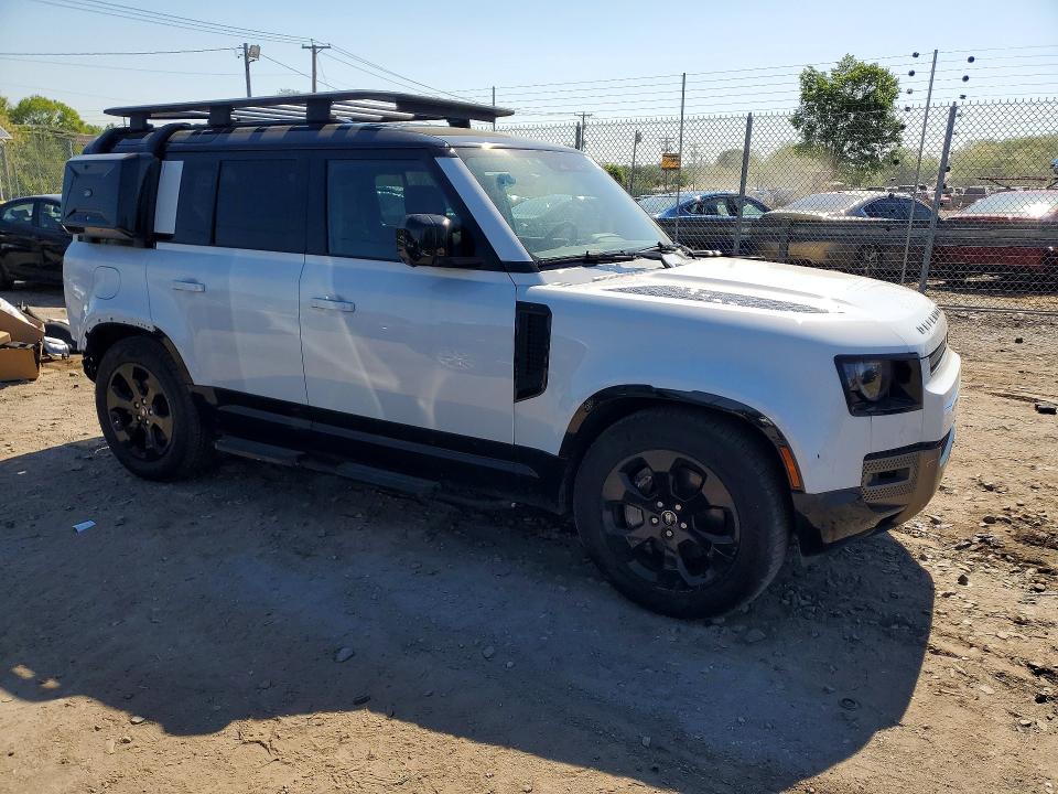 2022 Land rover Defender VIN SALE3ERU6N2088816 COPART salvage auction — REAR END, Md - Cert Of Salvage > 75% Damage, sold $17,100 on 2026-07-23 (photo 4)