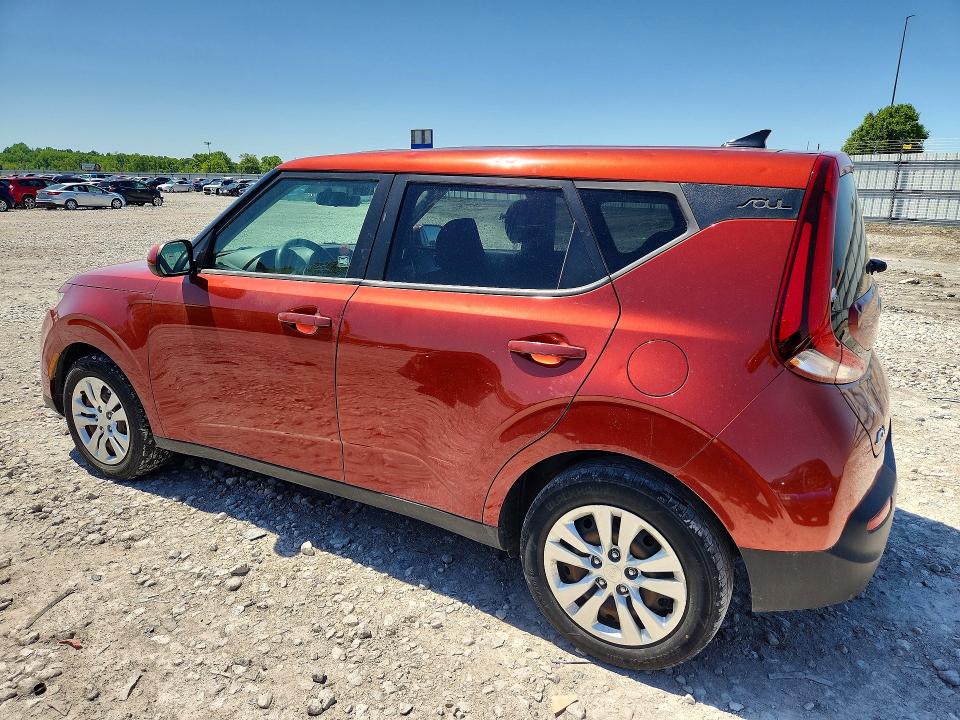 2021 Kia Soul VIN KNDJ23AU4M7741377 COPART salvage auction — HAIL, Mo - Salvage Certificate Of Title, sold $2,100 on 2026-07-27 (photo 2)