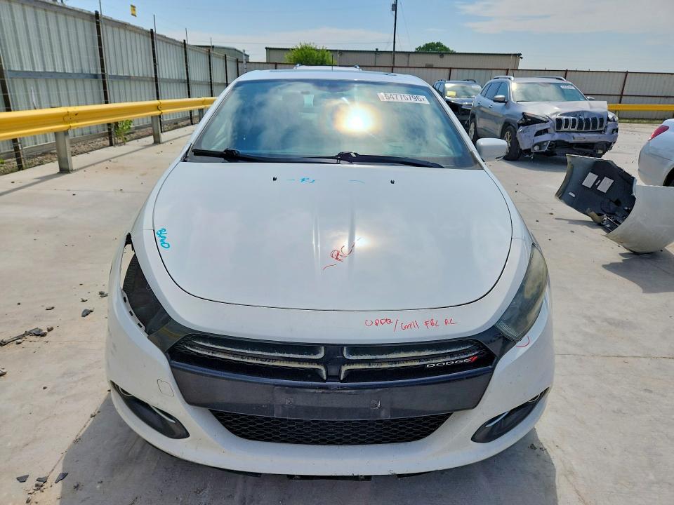 2015 Dodge Dart VIN 1C3CDFEB5FD205706 COPART salvage auction — REAR END, Tx - Salvage Vehicle Title, sold $950 on 2026-07-03 (photo 5)