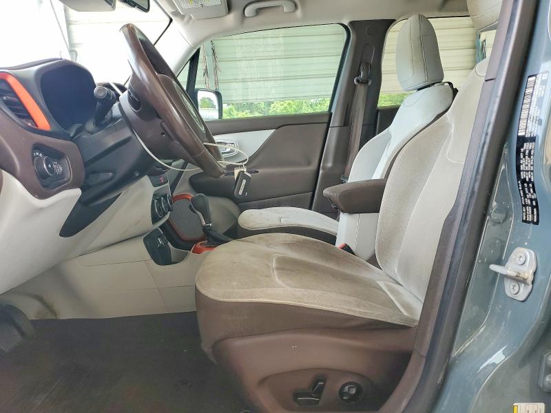 2017 Jeep Renegade VIN ZACCJABB6HPE72174 COPART salvage auction — FRONT END, Ga - Cert Of Title-Salvage, sold $1,950 on 2026-07-21 (photo 7)