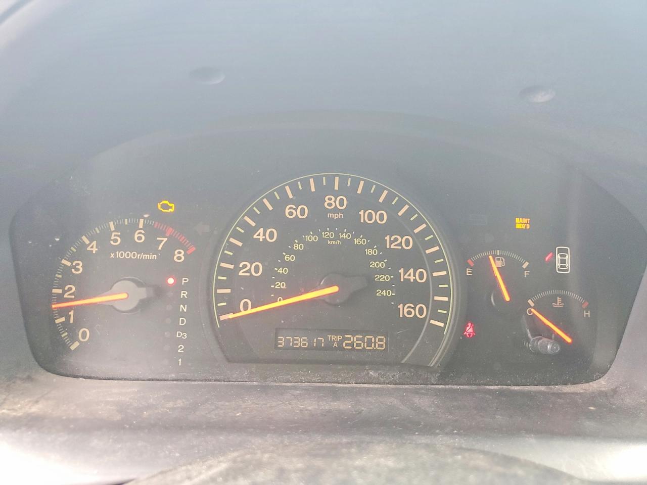2004 Honda Accord VIN 1HGCM56814A023204 COPART salvage auction — Front End, AL - CERT OF TITLE-SALVAGE TITLE, sold $250 on 2026-06-25 (photo 9)