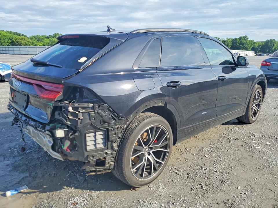 2020 Audi Q8 VIN WA1EVAF15LD004940 COPART salvage auction — REAR END, Nc - Salvage Certificate Of Title, sold $21,500 on 2026-07-08 (photo 3)