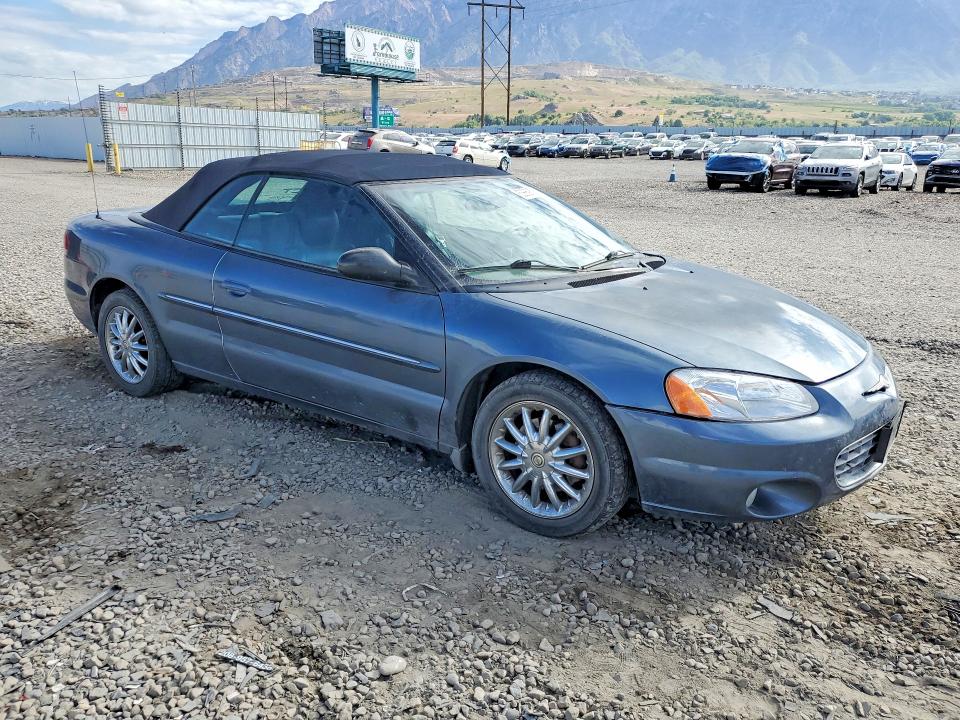 2002 Chrysler Sebring VIN 1C3EL65R02N350424 COPART salvage auction — UNDERCARRIAGE, Ut - Salvage Certificate, sold $200 on 2026-08-24 (photo 4)