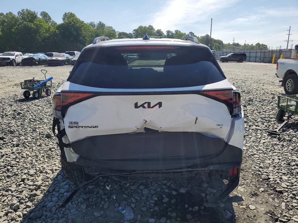 2025 Kia Sportage VIN 5XYK6CDF7SG277362 COPART salvage auction — REAR END, Nc - Salvage Certificate Of Title, sold $225 on 2026-07-29 (photo 6)