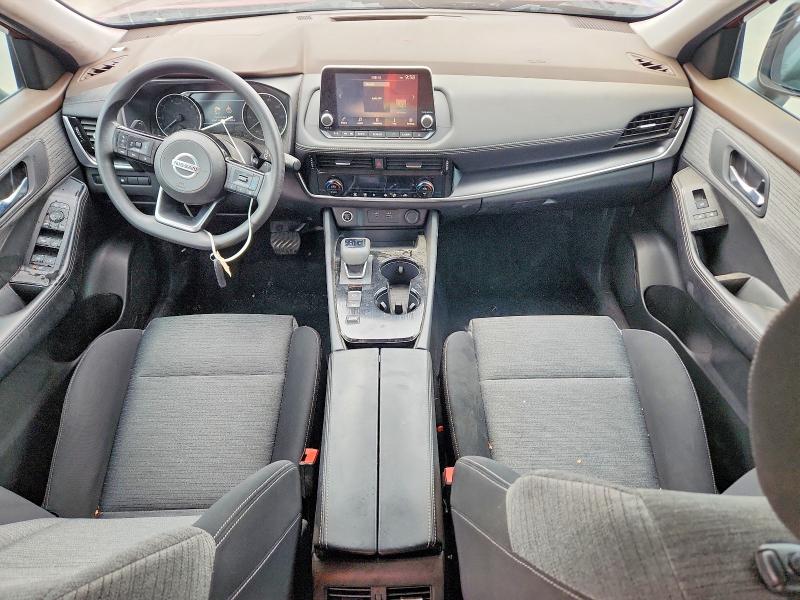 2021 Nissan Rogue VIN JN8AT3BA4MW003574 COPART salvage auction — FRONT END, TX - CERTIFICATE OF TITLE, sold $3,950 on 2026-07-23 (photo 8)