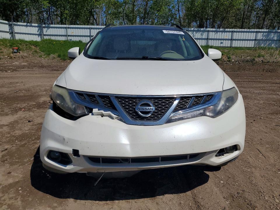 2012 Nissan Murano VIN JN8AZ1MW7CW229747 COPART salvage auction — FRONT END, Mi - Certificate Of Title, sold $425 on 2026-07-08 (photo 5)