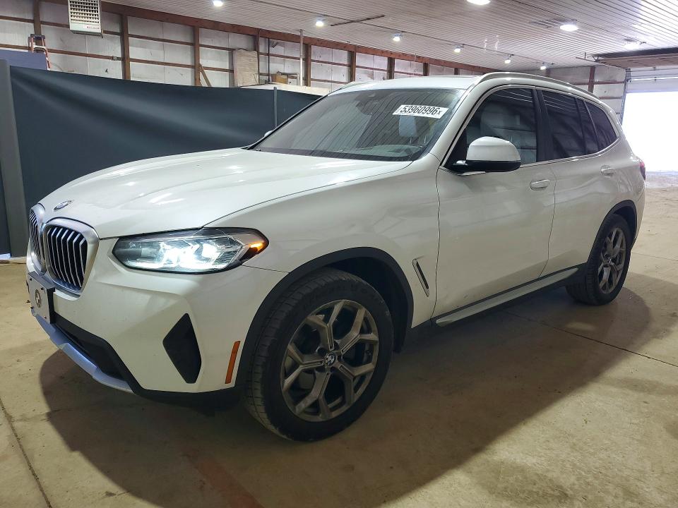 2022 BMW X3 VIN WBX57DP01NN154485 COPART salvage auction — HAIL, OH - CERT OF TITLE-SALVAGE, sold $12,800 on 2026-08-03 (photo 1)