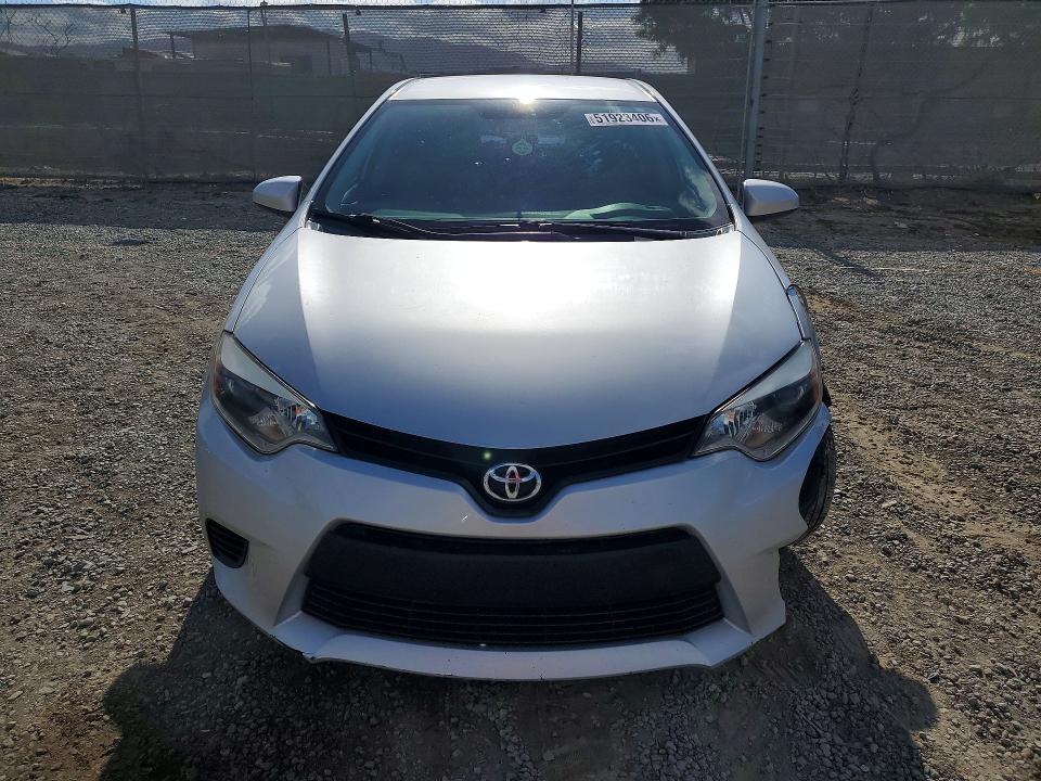 2015 Toyota Corolla VIN 5YFBURHE6FP207735 COPART salvage auction — FRONT END, Ca - Salvage Certificate, sold $2,350 on 2026-07-24 (photo 5)