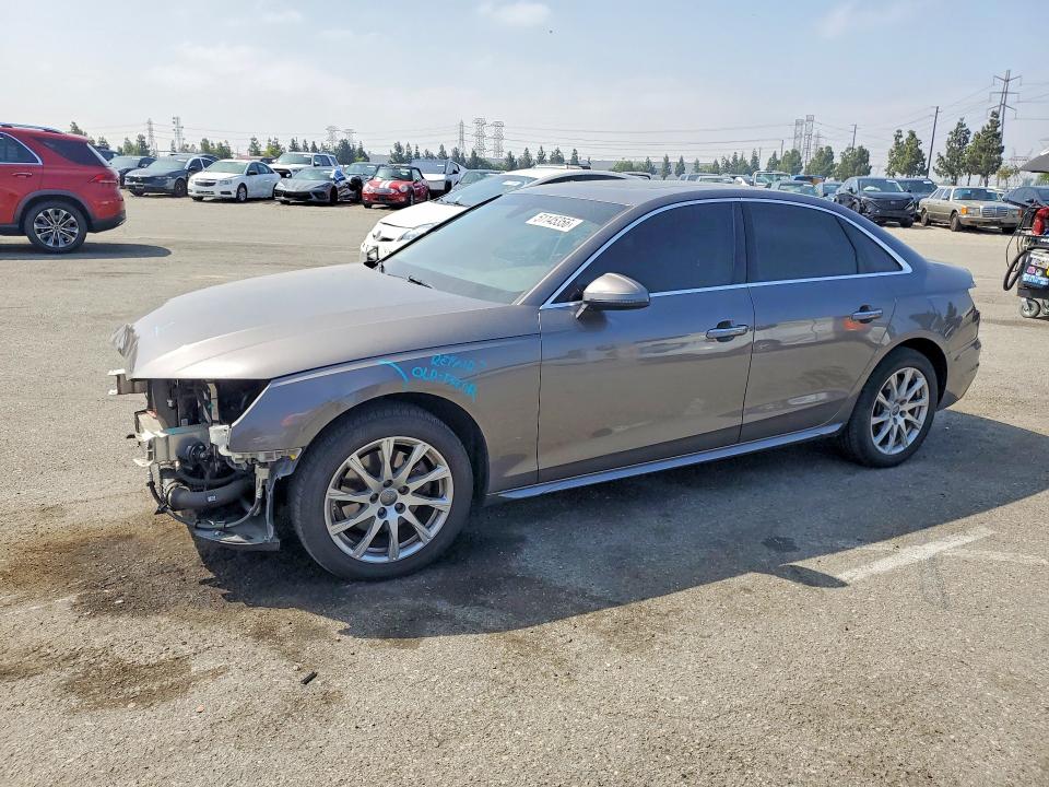 2020 Audi A4 VIN WAUGMAF4XLN005312 — COPART salvage auction photo