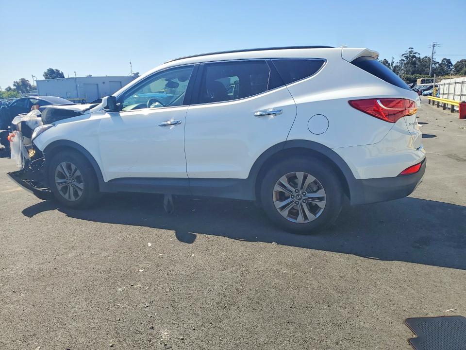 2014 Hyundai Santa fe VIN 5XYZU3LB5EG124664 COPART salvage auction — FRONT END, Ca - Salvage Certificate, sold $525 on 2026-07-08 (photo 2)
