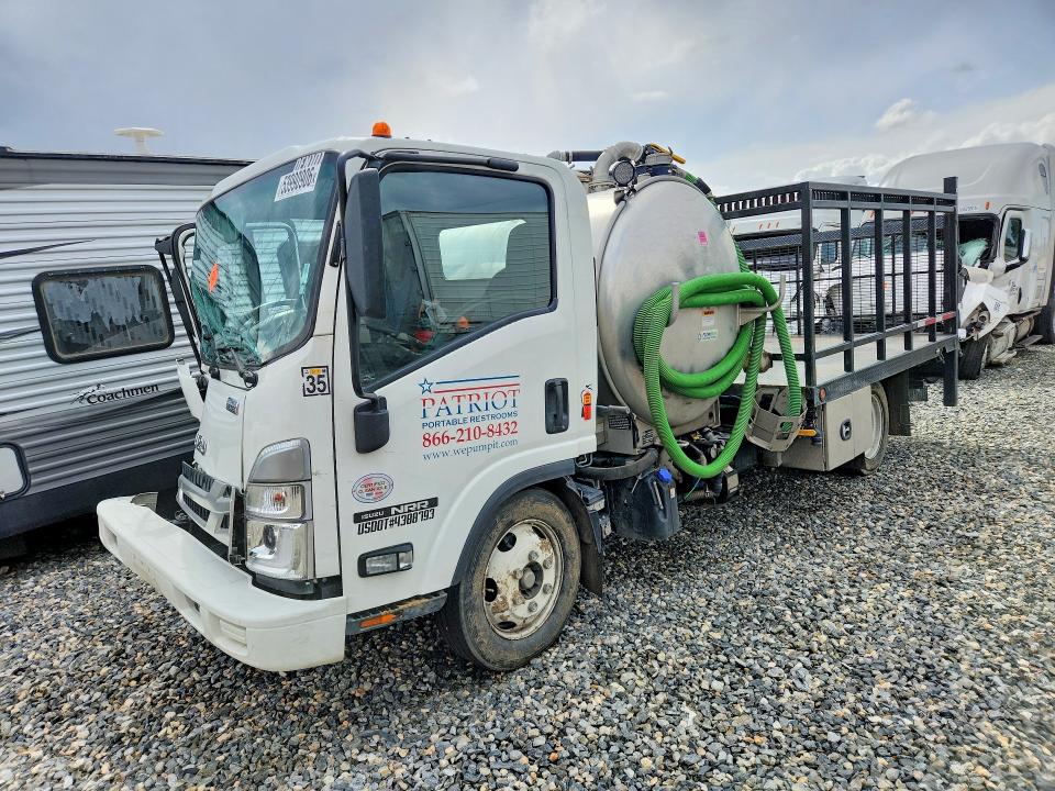 2024 Isuzu Npr VIN JALE5W167R7300621 COPART salvage auction — FRONT END, Co - Public - Salvage Title, sold $10,000 on 2026-07-29 (photo 1)