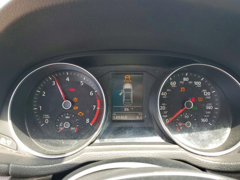 2016 Volkswagen Passat VIN 1VWBS7A38GC011645 COPART salvage auction — FRONT END, Tx - Salvage Vehicle Title, sold $2,200 on 2026-07-09 (photo 9)