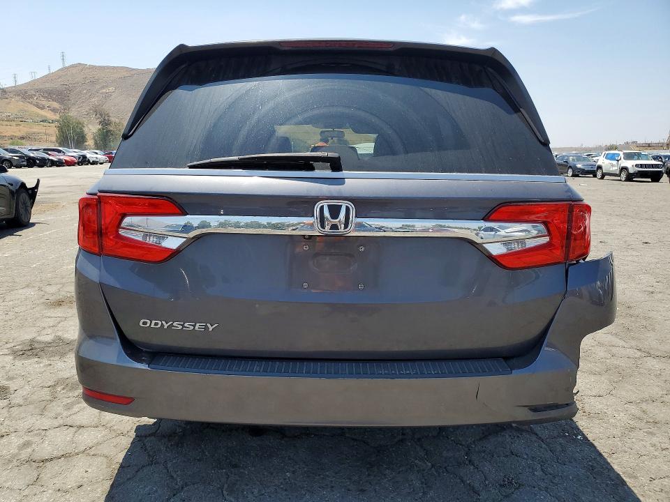2019 Honda Odyssey VIN 5FNRL6H29KB045496 COPART salvage auction — REAR END, Ca - Salvage Certificate, sold $6,600 on 2026-07-02 (photo 6)