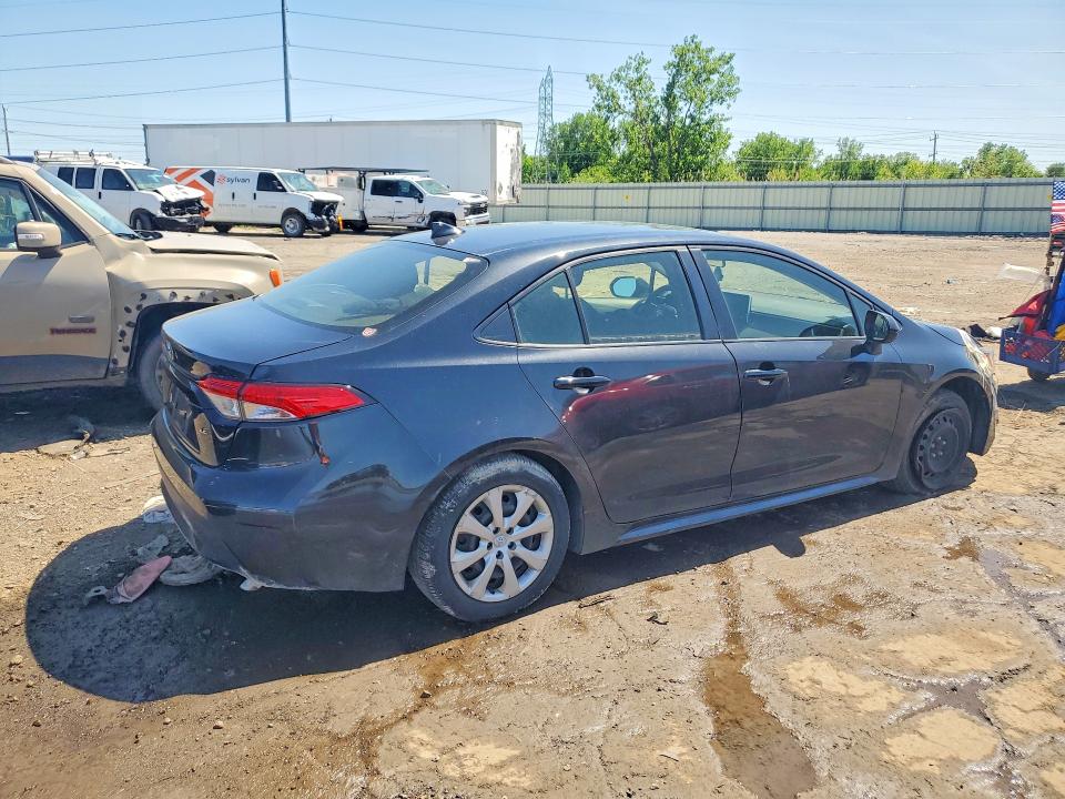 2020 Toyota Corolla VIN JTDEPRAE4LJ113450 COPART salvage auction — SIDE, Oh - Cert Of Title-Salvage, sold $2,950 on 2026-07-10 (photo 3)