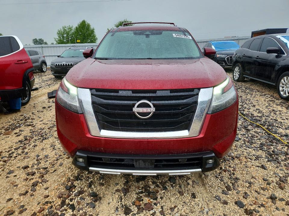 2022 Nissan Pathfinder VIN 5N1DR3CCXNC247428 COPART salvage auction — HAIL, Ar - Cert Of Title-Salvage, sold $7,200 on 2026-07-06 (photo 5)