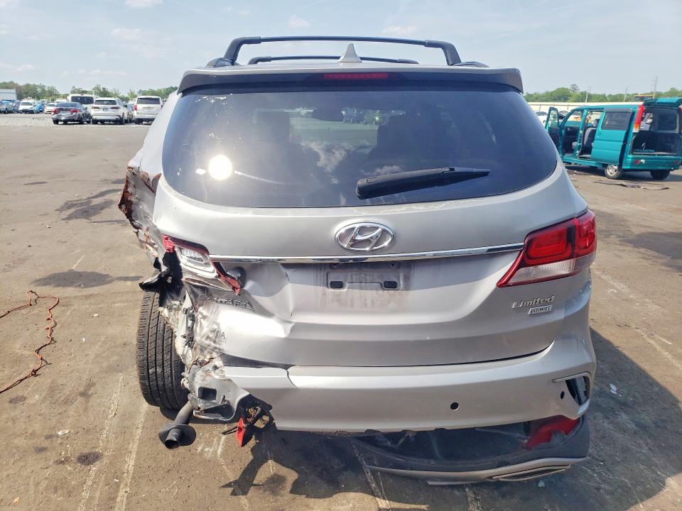 2018 Hyundai Santa fe VIN KM8SR4HF1JU289863 COPART salvage auction — REAR END, Mi - Cert Of Title-Salvage Vehicle, sold $2,500 on 2026-07-08 (photo 6)