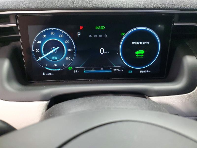 2022 Hyundai Tucson VIN KM8JFCA18NU017278 COPART salvage auction — REAR END, Tx - Certificate Of Title, sold $8,600 on 2026-07-14 (photo 9)