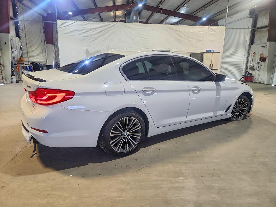 2018 BMW 5er VIN WBAJA7C55JWA74482 COPART salvage auction — REAR END, Ri - Salvage Certificate Of Title, sold $6,500 on 2026-07-31 (photo 3)