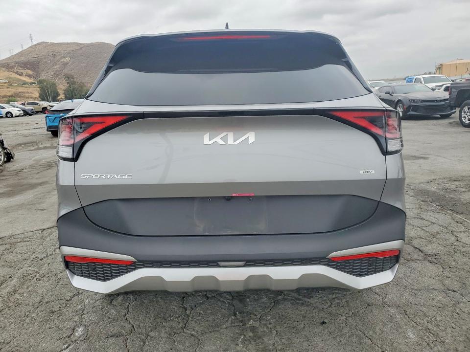 2025 Kia Sportage VIN KNDPU3DG1S7236906 COPART salvage auction — FRONT END, Ca - Salvage Certificate, sold $8,900 on 2026-07-23 (photo 6)