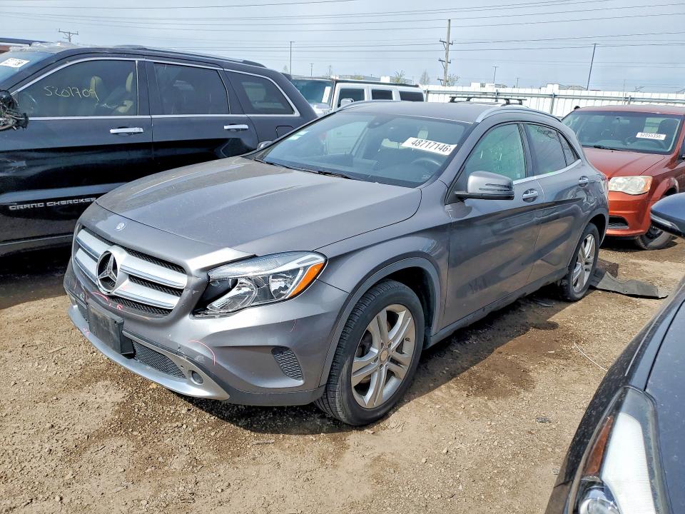 2016 Mercedes-benz Gla-klasse VIN WDCTG4GB0GJ223791 COPART salvage auction — FRONT END, Il - Salvage Certificate, sold $6,000 on 2026-07-14 (photo 1)