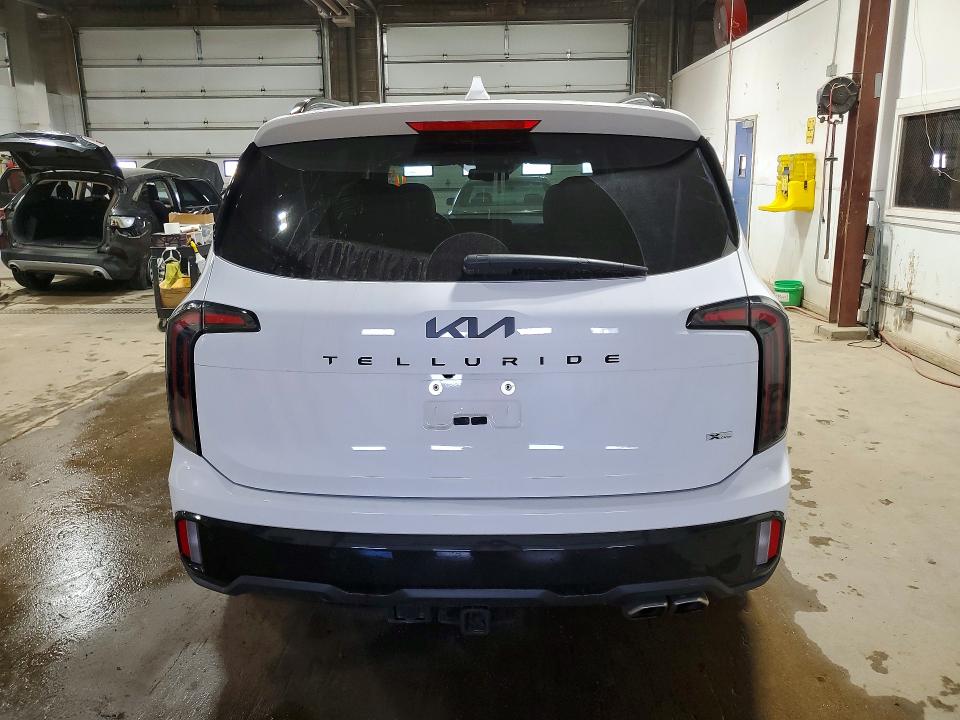 2025 Kia Telluride VIN 5XYP3DGC4SG725935 COPART salvage auction — HAIL, Mn - Cert Of Title-Salvage, sold $13,400 on 2026-07-28 (photo 6)